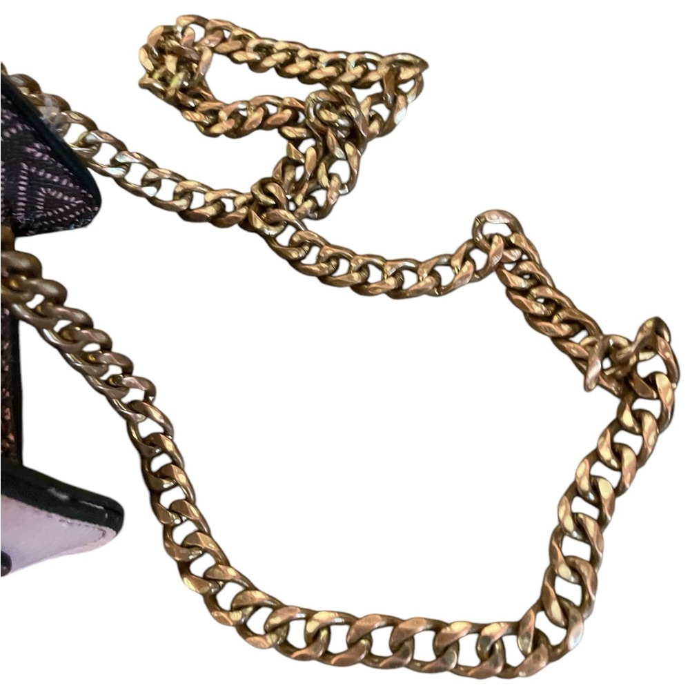 Authentic Aldo Gold Plated Chain Pink Design - Picture 8 of 16